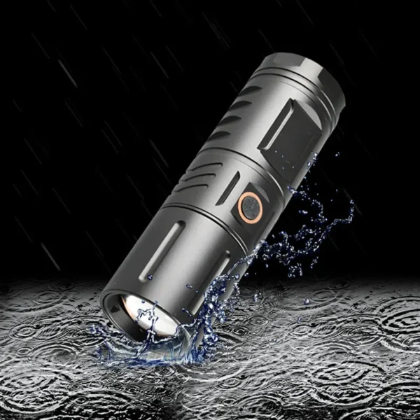 Japanese Vintage Copper Finish Rechargeable LED Torch