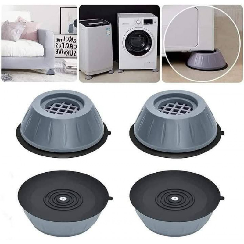 Anti-Vibration Heavy Duty Washing Machine Rubber Feet Pads (4 Pcs)