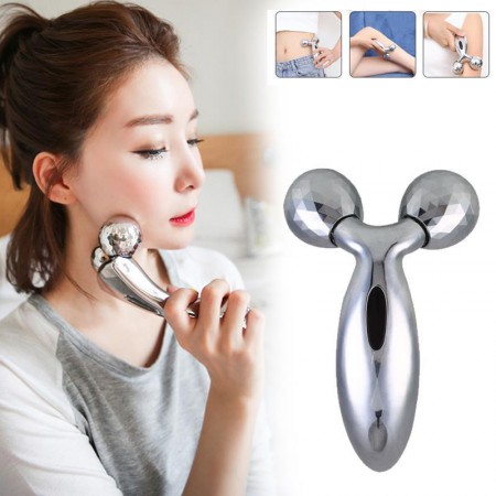 3D Rotating Roller Body & Facial Contouring Massager