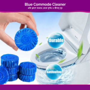 Blue Commode Cleaning Tablet – Lemon Fragrance Toilet Cleaner (10 Pcs)