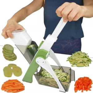 5-in-1 Vegetable Cutter & Slicer with Container Box