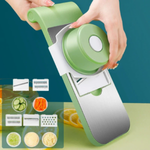 Premium 5-in-1 Vegetable Cutter with Interchangeable Blades