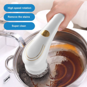 5-in-1 USB Rechargeable Electric Cleaning Brush | Cordless Handheld Spin Scrubber