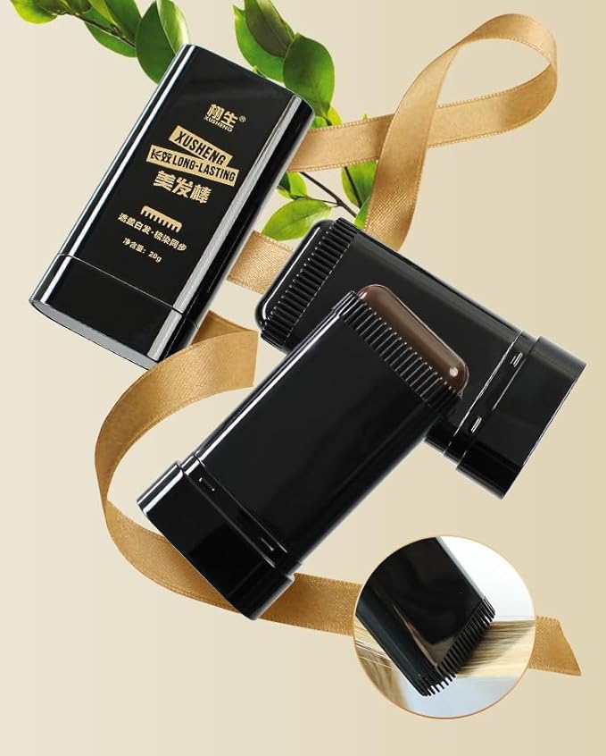 Instant Black Hair Color Stick – Quick Root Touch-Up Solution (20g)