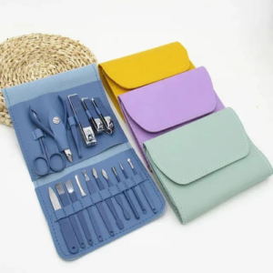 12pcs Stainless Steel Nail Cutter Tool Set – Professional Manicure & Pedicure Grooming Kit