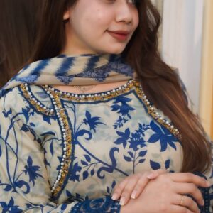 Premium Digital Printed 3 Piece Dress 8