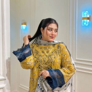 Premium Digital Printed 3 Piece Dress 6