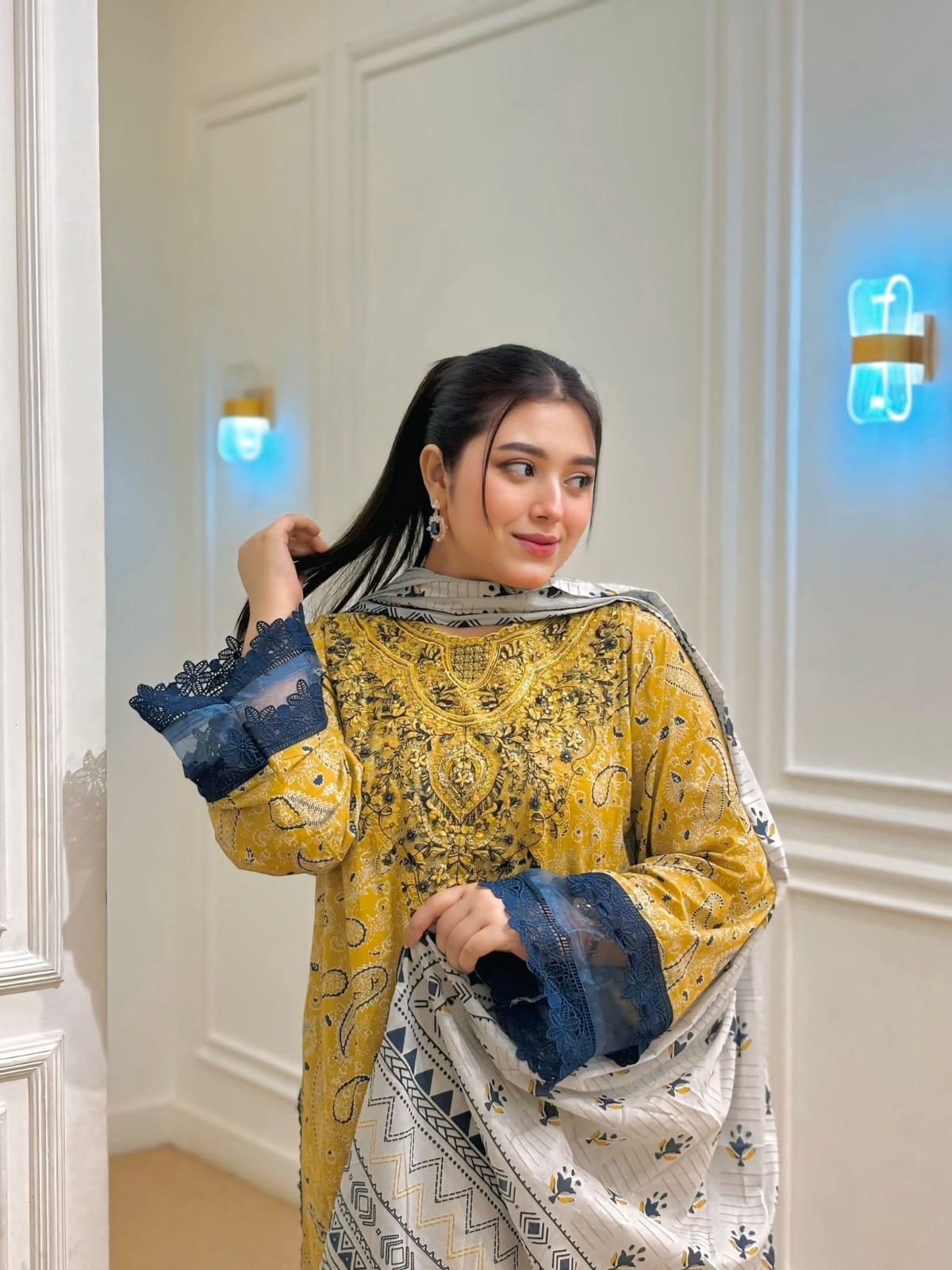 Premium Digital Printed 3 Piece Dress 6