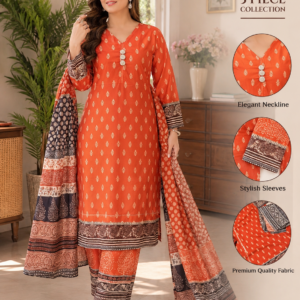 Digital Printed 3 Pieces Set